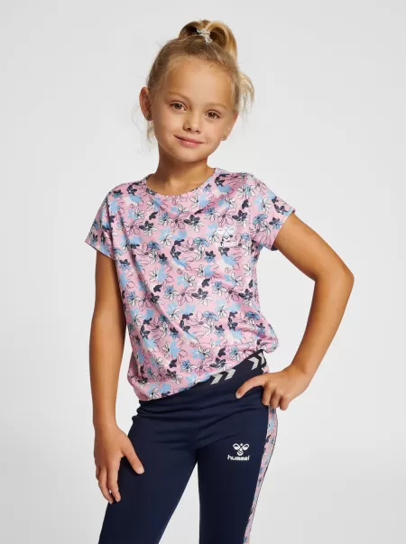 Hummel Kids Hmlnanna T-Shirt S/S Gymnastics Clothes Zephyr