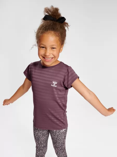 Asphalt Hummel Gymnastics Clothes Kids Hmlsutkin T-Shirt S/S