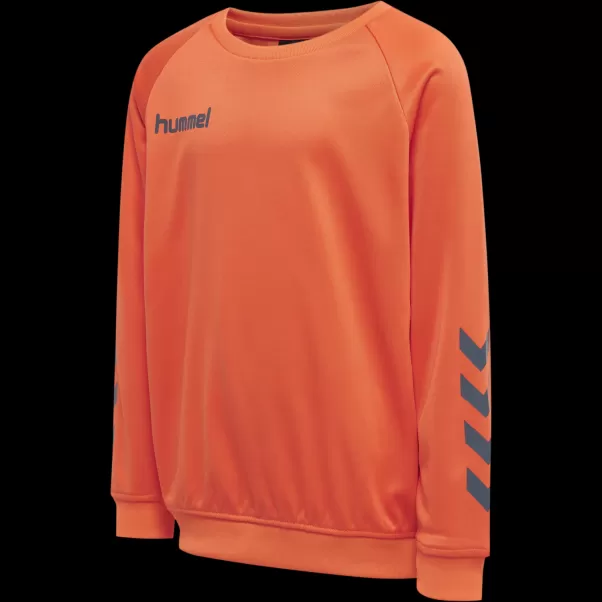 Hmlpromo Kids Poly Sweatshirt Orange Tiger Hummel Kids Jerseys